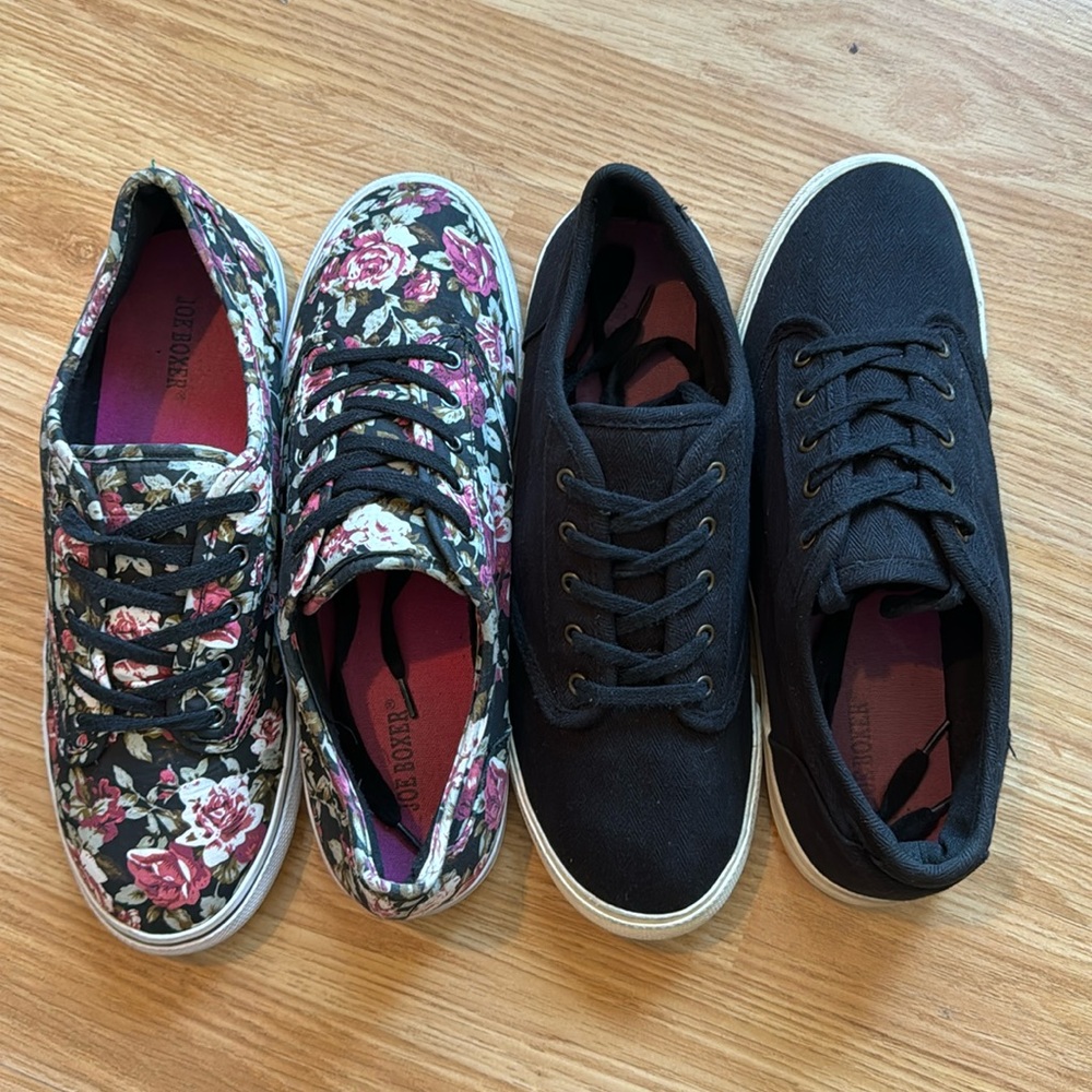 Joe Boxer Sneaker Bundle - both size 10
